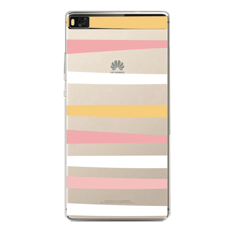Мягкий прозрачный чехол для телефона из ТПУ с радугой huawei P10plus P8 P9lite honor 3c 4c 6a 7 8 9 5c