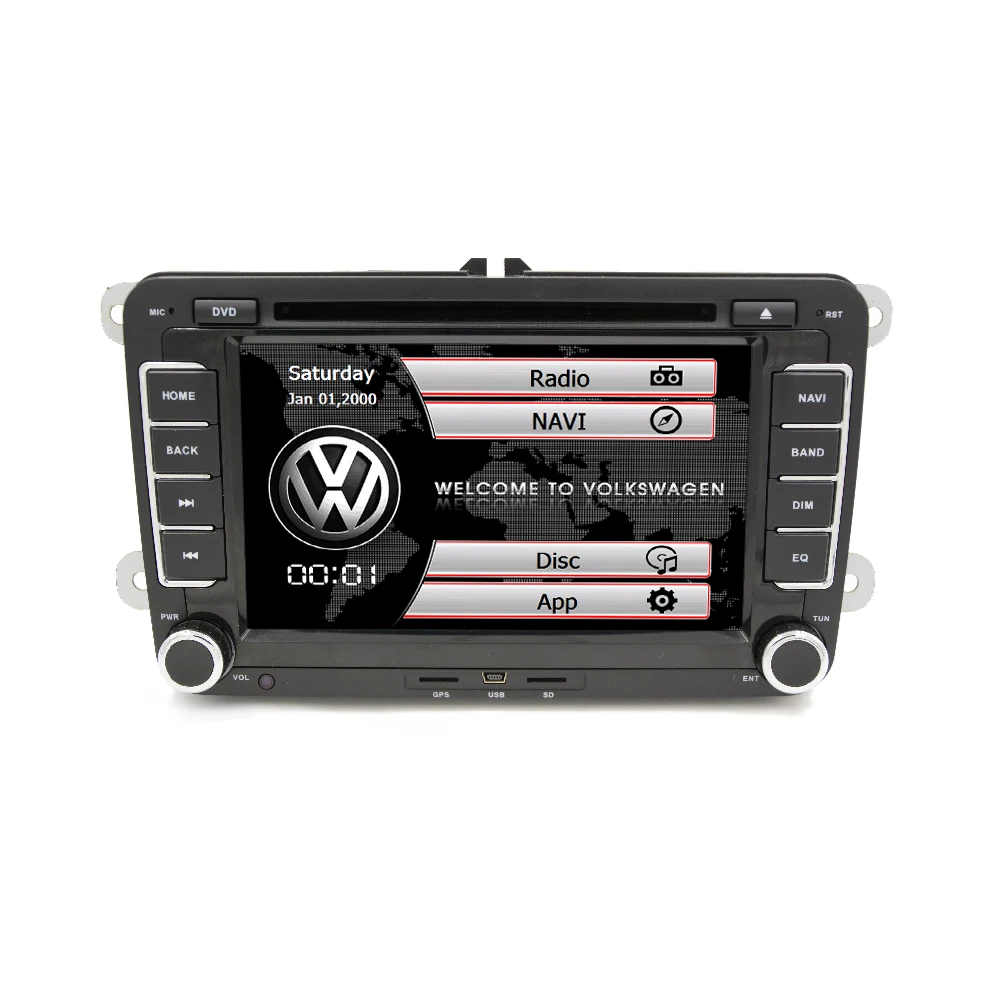 Семейный dvd плеер 7 дюймов для volkswagen vw golf 5 6 passat B6 B7 touran shatan jetta polo tiguan seat lion 2 Altea XL