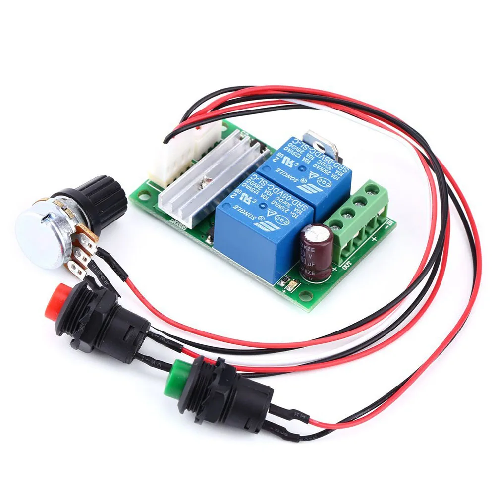 6V 12V 24V DC 3A Motor Speed Controller (PWM) Adjustable Reversible Switch Driver Reversing | Обустройство дома