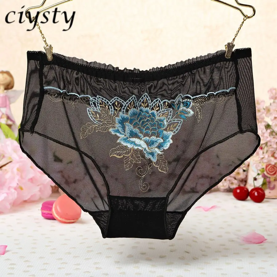 Ciysty 2018 новый стиль сексуальные трусики для женщин вышивка кружева