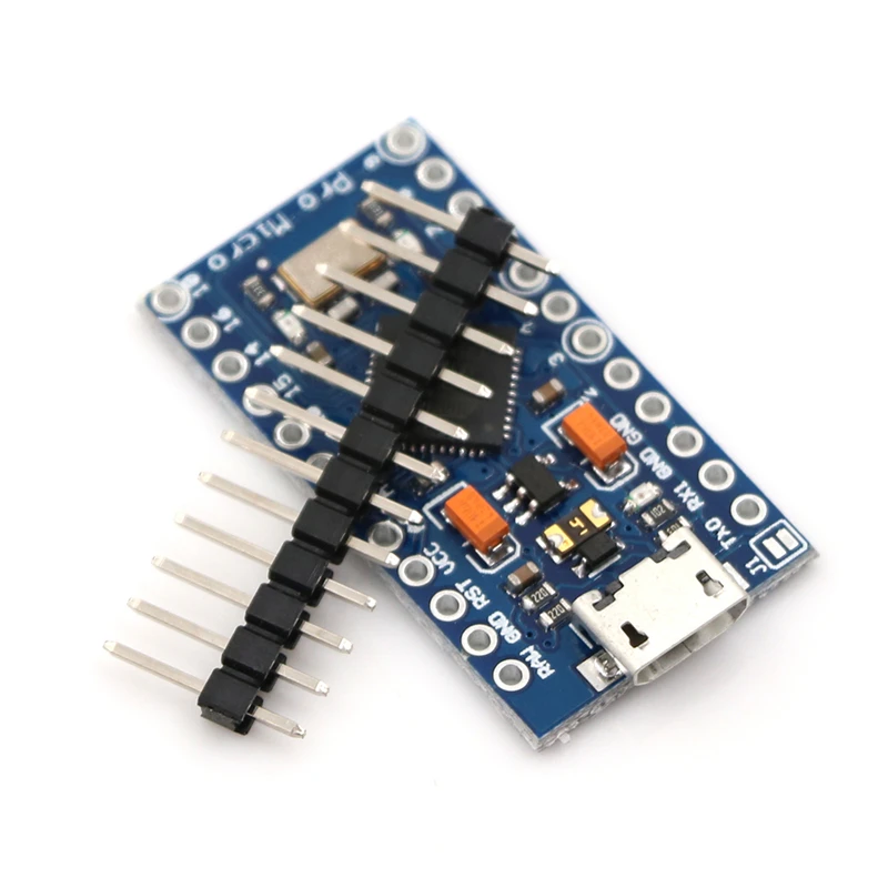 Новый Pro Micro ATmega32U4 5В 16 МГц Замена ATmega328 для Arduino Mini с 2 рядным штырьковым разъемом
