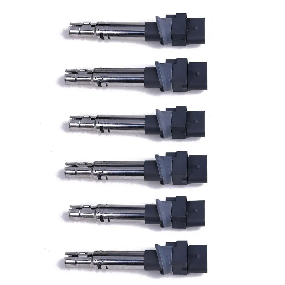 Новый 6 шт. катушки зажигания для A UDI A3 TT V W Гольф P haeton T ouareg Eos 3.2L 022 905 715 B 022905715B UF 531 100