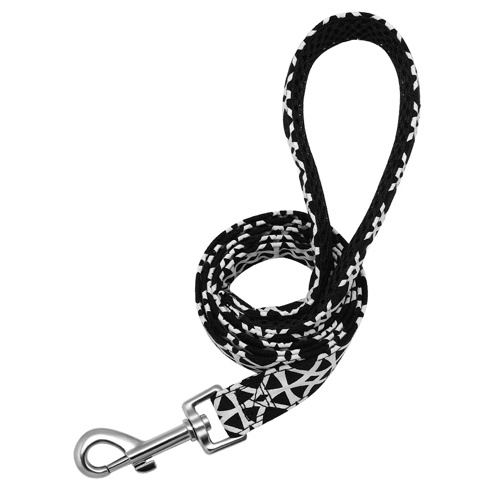Leash 4 Ошейник для собак, персонализированный нейлоновый поводок для щенков, индивидуальный Выгравированный ошейник для питомцев и поводок для маленьких средних и больших собак - Цвет: Leash 4