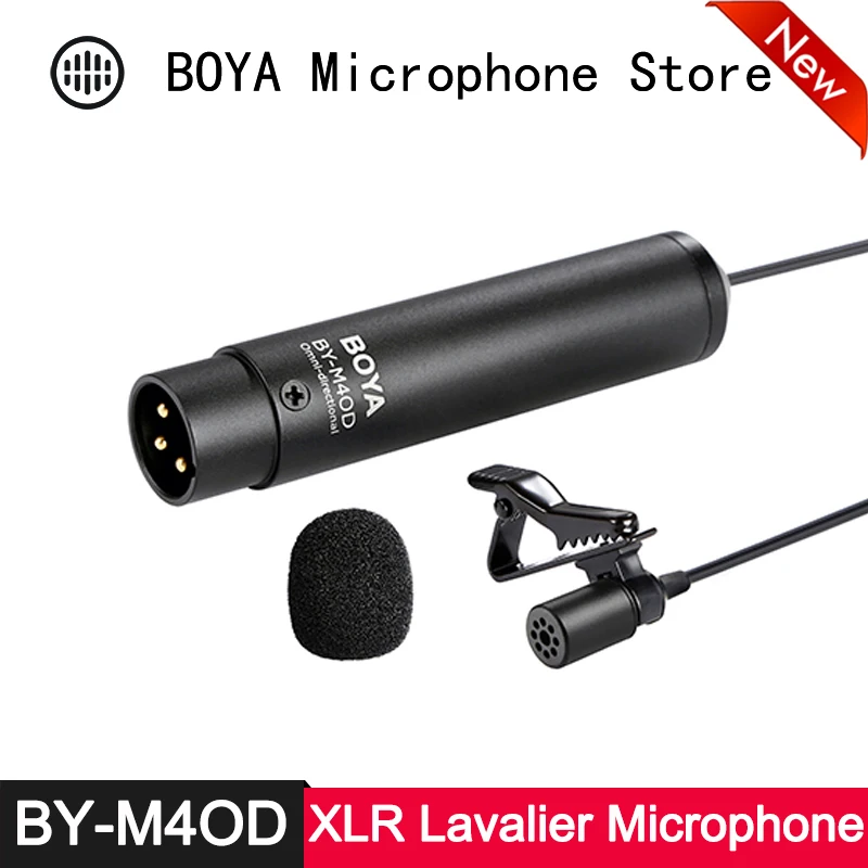 BOYA BY M4OD Cannon Профессиональный всенаправленный клип на лацкане петличный