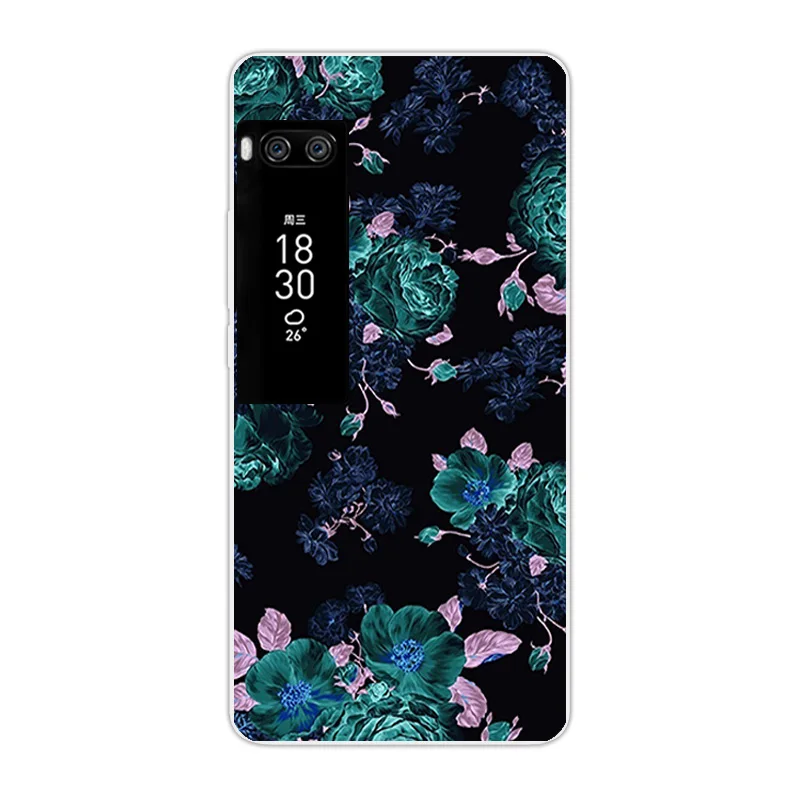 Для Meizu Pro 7 силиконовый тонкий ТПУ чехол для задней панели Защитный Ультра Fundas 5 2