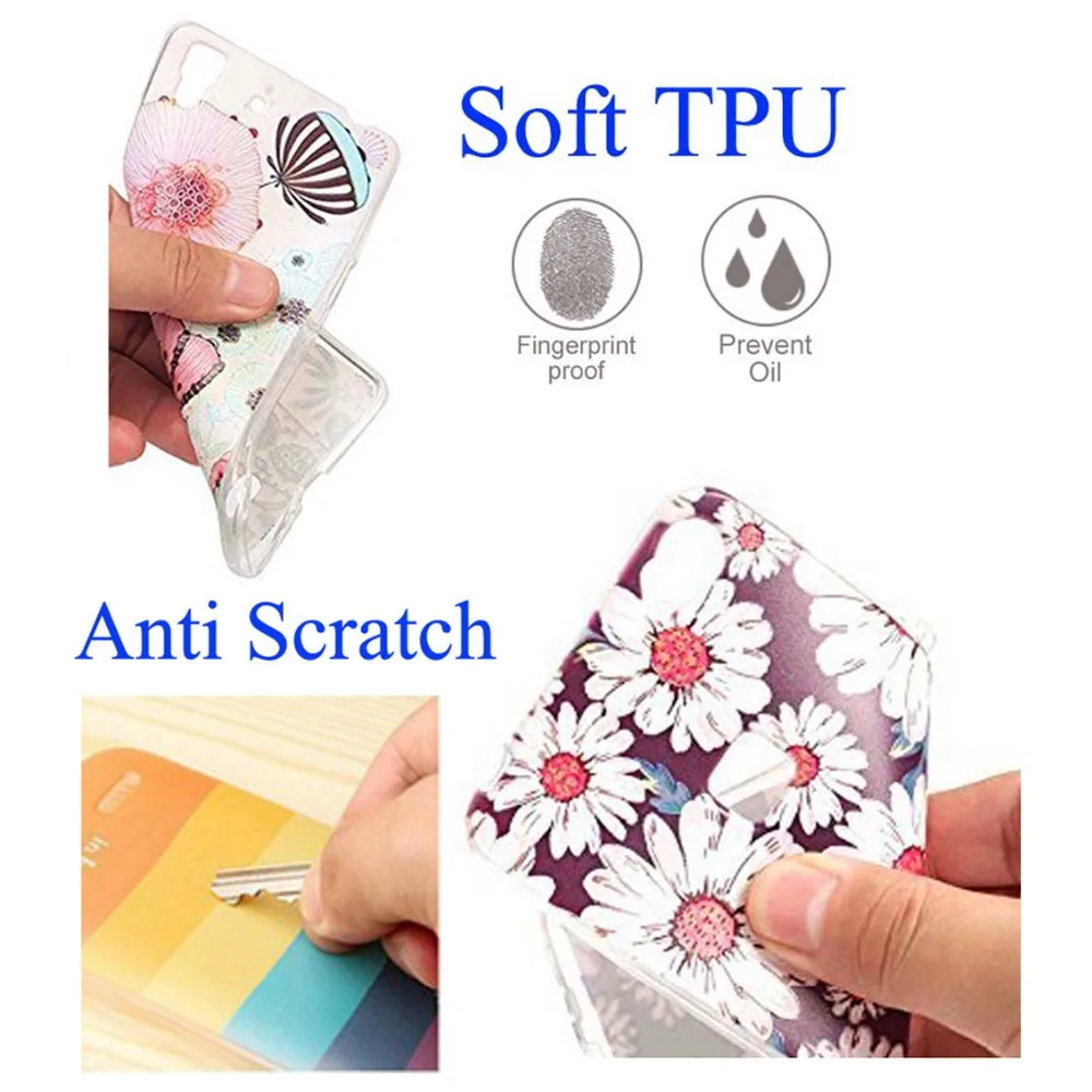Для Samsung Galaxy S9 S9Plus S8 Plus S7 edge Note 8 A3 A5 2016 милый прозрачный мягкий силиконовый чехол из