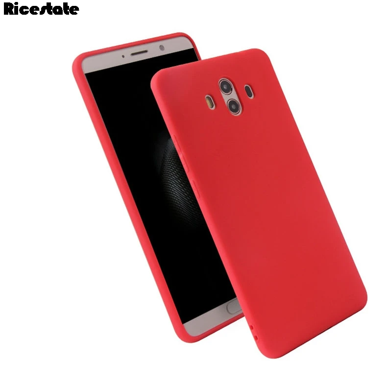 Матовый Силиконовый мягкий чехол из ТПУ для Huawei Mate 10 9 Honor 8X 6X 7X 8 P8 P9 Lite 2017 P10 P20 lite Nova