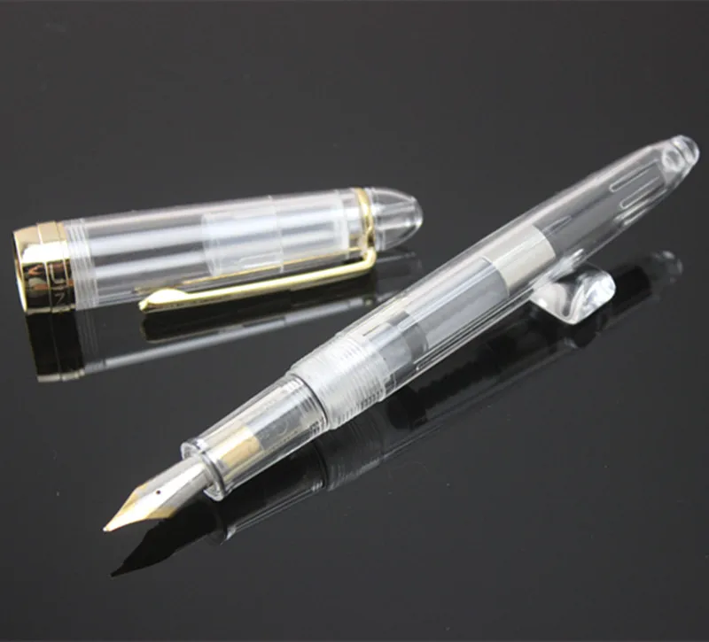 Роскошная jinhao 250 прозрачная цветная ручка офисное собрание подарочная ручка красиво написанная гладкая школьная офисная ручка - Цвет: T