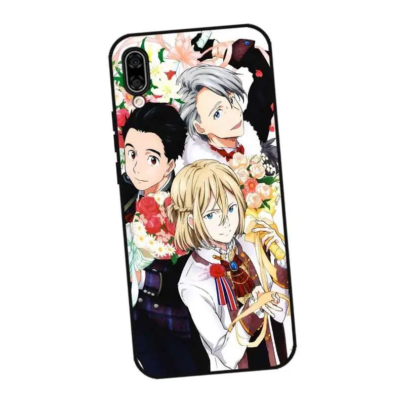 P249 Yuri On Ice Black Silicone Case Cover For Huawei Honor 8C 8X 9 10 20i V10 V20 Note10 Max Lite Magic2 |