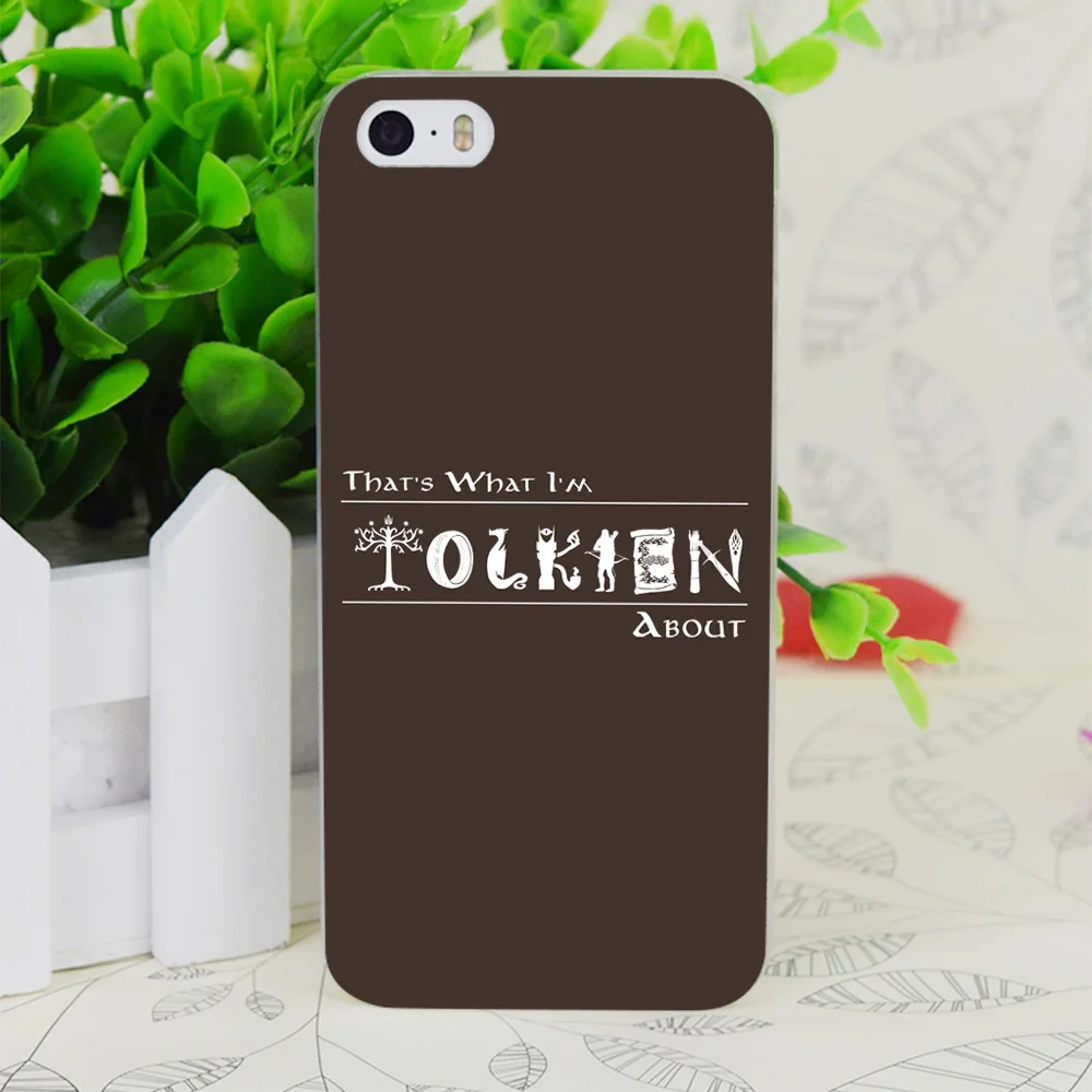 C2342 What I'm Tolkien About Transparent Hard Thin Case Skin Cover For Apple IPhone 4 4S 4G 5 5G 5S SE 5C 6 6S Plus |
