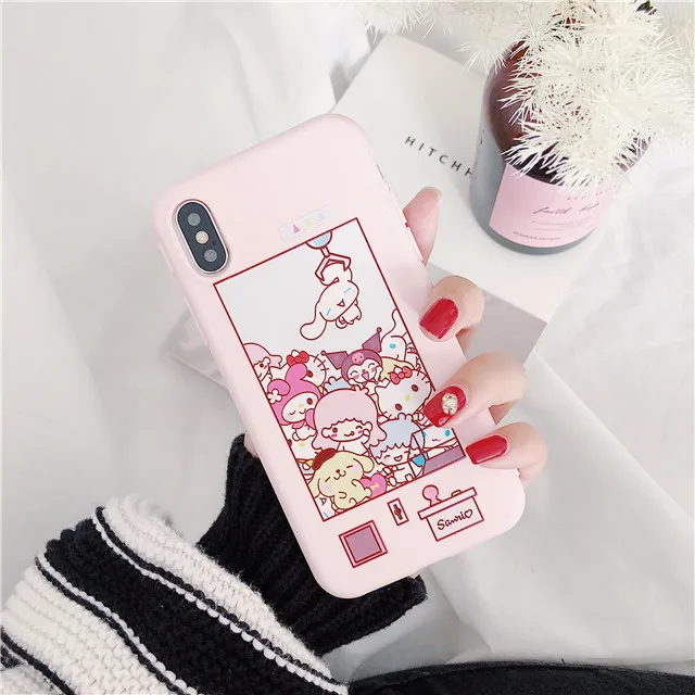 Яркие силиконовые чехлы для телефонов iphone 11 Pro Max 6 6s 7/8 plus X XS XR чехол с мультяшным