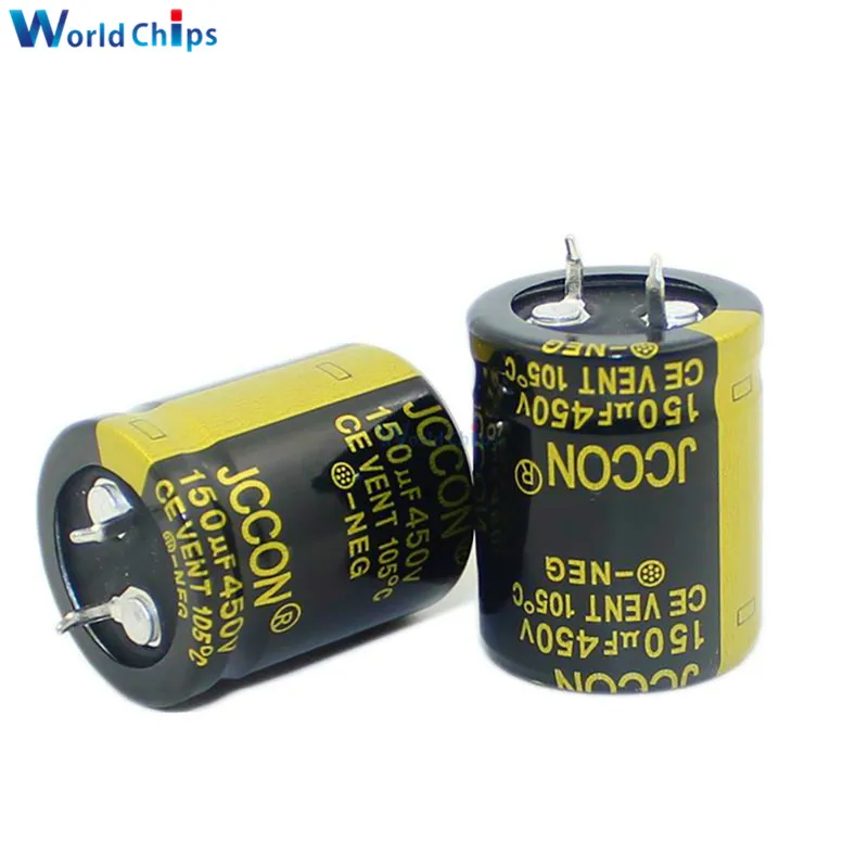 450V 150uF 25X30mm Высокочастотный Низкочастотный алюминиевый электролитический