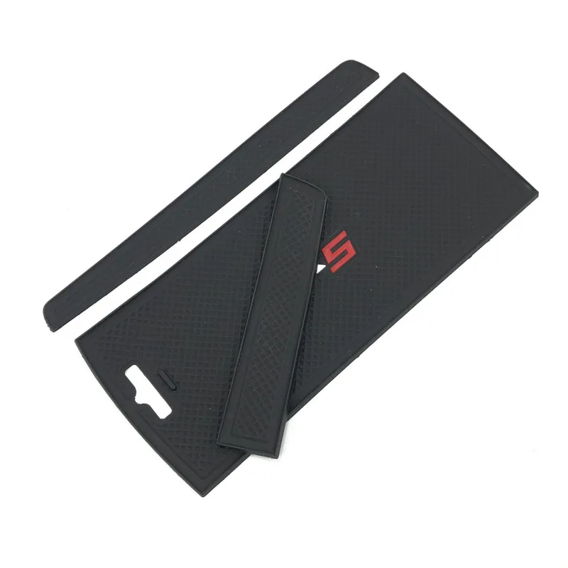 Rubber mat For KX5 Автомобильный Стайлинг центральный подлокотник ящик для перчаток лоток поддон для Kia Rio K2 K3 K4 K5 KX3 KX7 KX5 Sportage QL Sorento Forte - Название цвета: Rubber mat For KX5