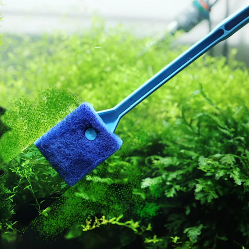 Aquarium Cleaning Brush Tool Remove Algae Glass Fish Tank Scraper Sponge Cleaner LO88 | Дом и сад