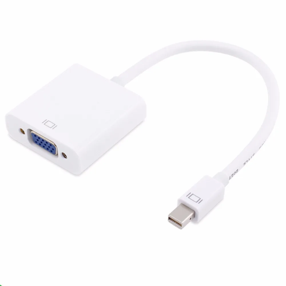Квалифицированный адаптер Thunderbolt Mini DisplayPort для VGA переходник мужчин и женщин MacBook