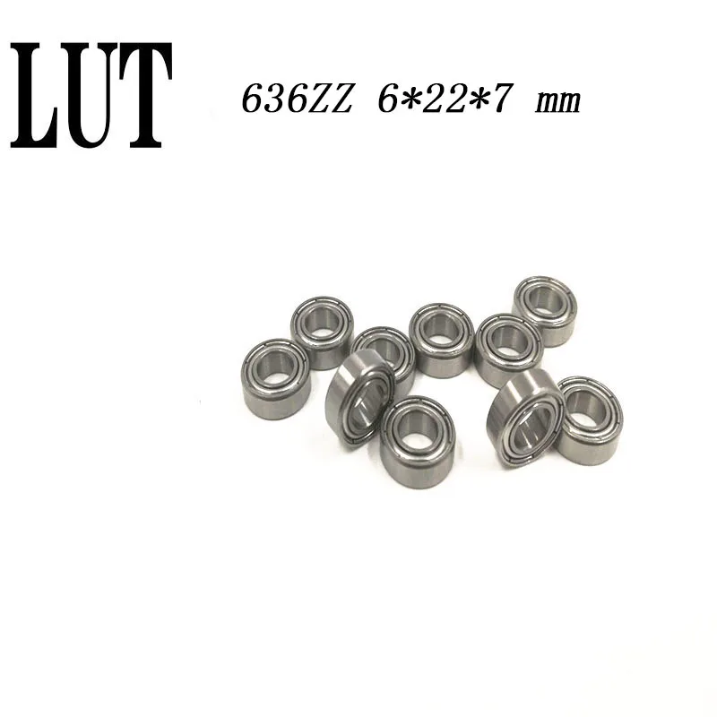 30pcs High quality ABEC-5 636ZZ 636Z 636 ZZ 6*22*7mm 6X22X7mm Metal Sealed Miniature Mini Bearing deep groove Ball bearing | Обустройство