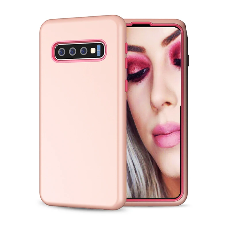 Защитный жесткий силиконовый чехол KSELF 3 в 1 для Samsung S10 Plus S10e S9 Note 9 9|Бамперы| |