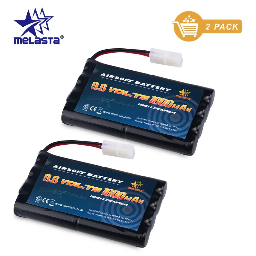 Батарейный блок Melasta NiMH 2 шт. 8S 9 6 в AA 1600 мАч с разъемом Tamiya для радиоуправляемых