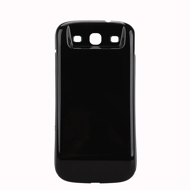 Для Galaxy SIII 4500 мАч удлиненный перезаряжаемый аккумулятор + черный чехол-накладка
