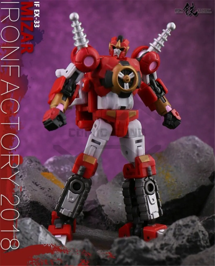 Comic Club, ironfactory DJD Tarn Vos Kaon Helex Tesarus combiners, трансформация, фигурка робота, игрушка