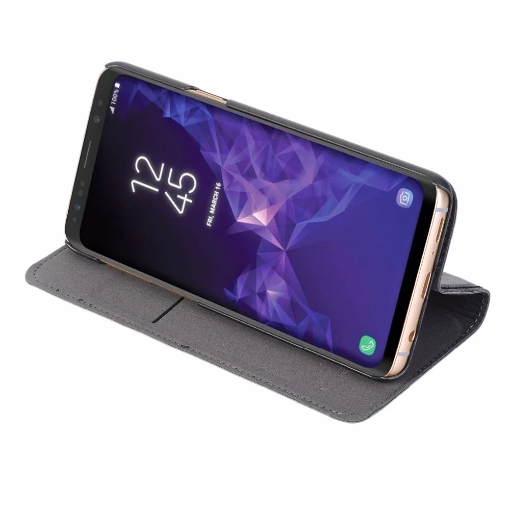 FDCWTS кожаный чехол с Откидывающейся Крышкой для samsung Galaxy S9 плюс Чехол футляр в виде
