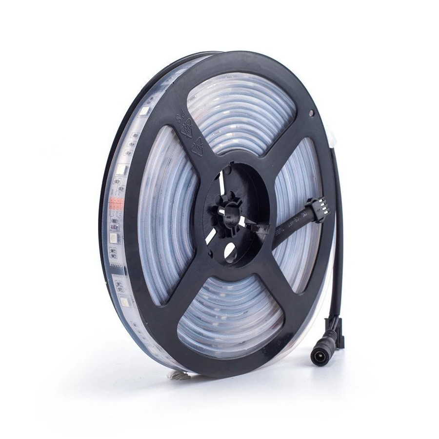 A20 DC12V 5 м 150LED IP67 водонепроницаемый 6803 IC SMD 5050 RGB мечта magic color LED Strip | Лампы и