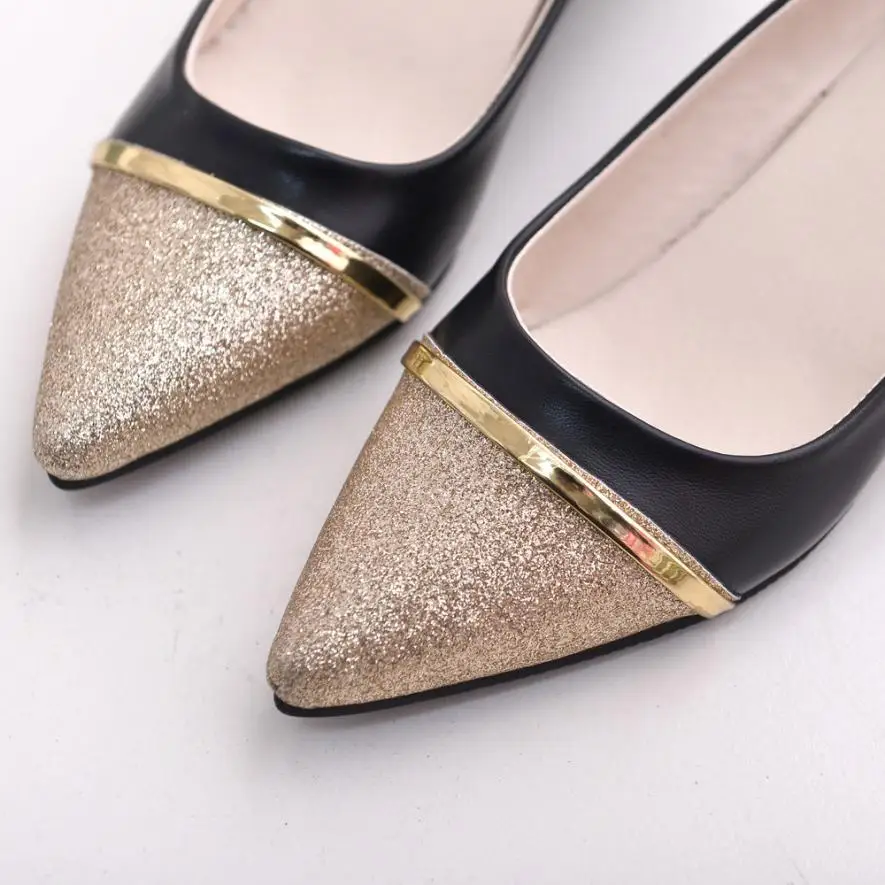YOUYEDIAN/Женская обувь модная повседневная с острым носком на низком каблуке zapatos de