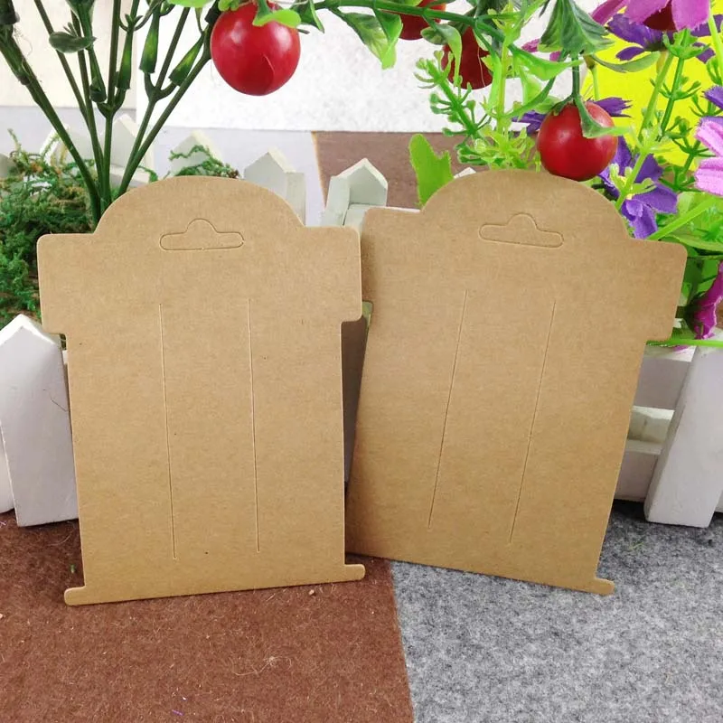 _ Оптовая Продажа Горячая Распродажа 2016 Blank Kraft клип карта для волос отображения
