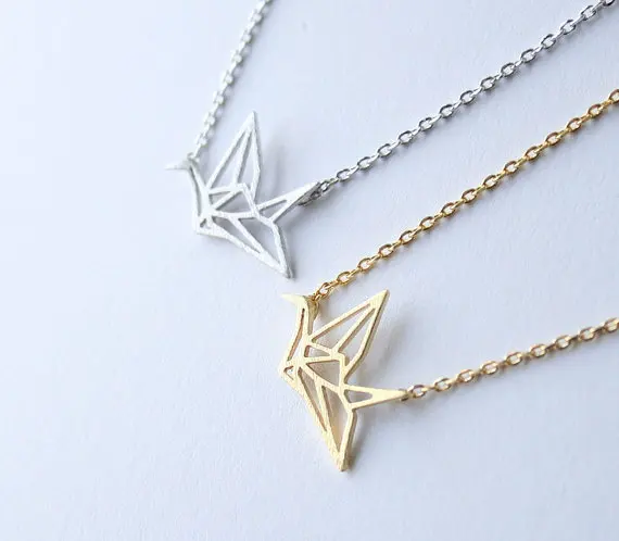 30 шт.-милое оригами крановое ожерелье бумажный Кран маленькая ласточка детская