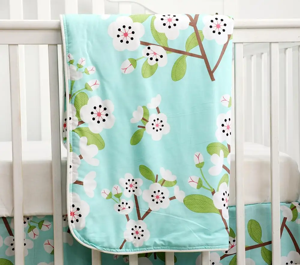 Sahaler Boho Baby Blanket Baby Newborn Swaddle Wrap Crib Comforter Quilt 34*42 inches(Kapok)
