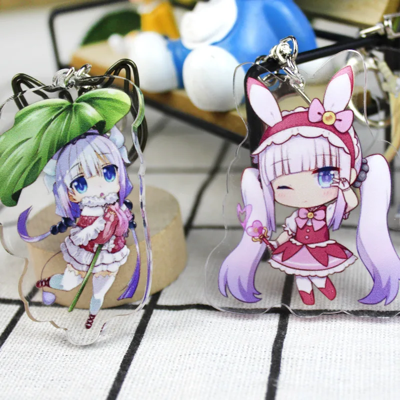 Аниме Miss Kobayashi's Dragon Maid Косплей брелки модные Kanna мультфильм Tooru брелок ювелирный