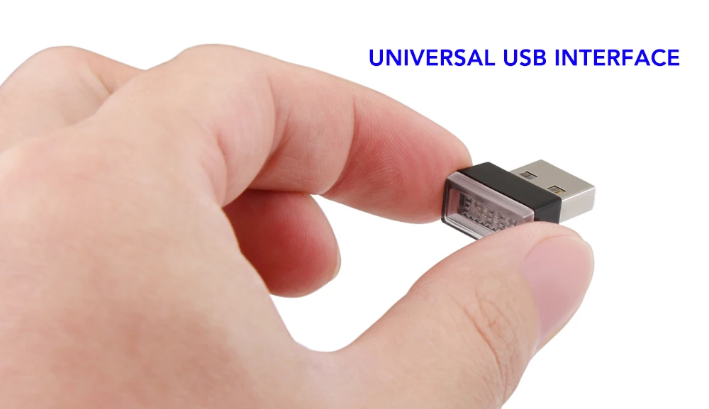 Автомобильный USB светодиодный декоративный светильник для renault duster kia Rio lada vesta opel mokka chevrolet aveo vw golf 4 7 volvo
