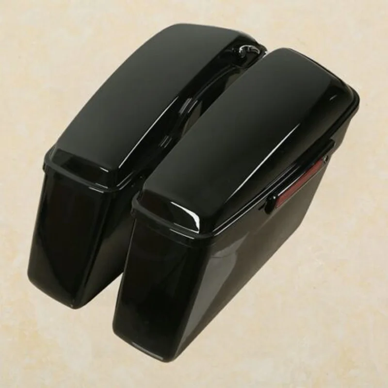 

Motorcycle Hard Saddlebag Trunk w Latch For Harley Road King Electra Street Glide FLT FLHT FLHTCU FLHRC 2014 2020 2019 2018 2017