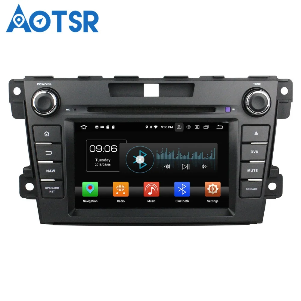 Автомобильный DVD плеер Aotsr Android 8 0 7 1 GPS навигация мультимедийный радиоприемник 2 DIN