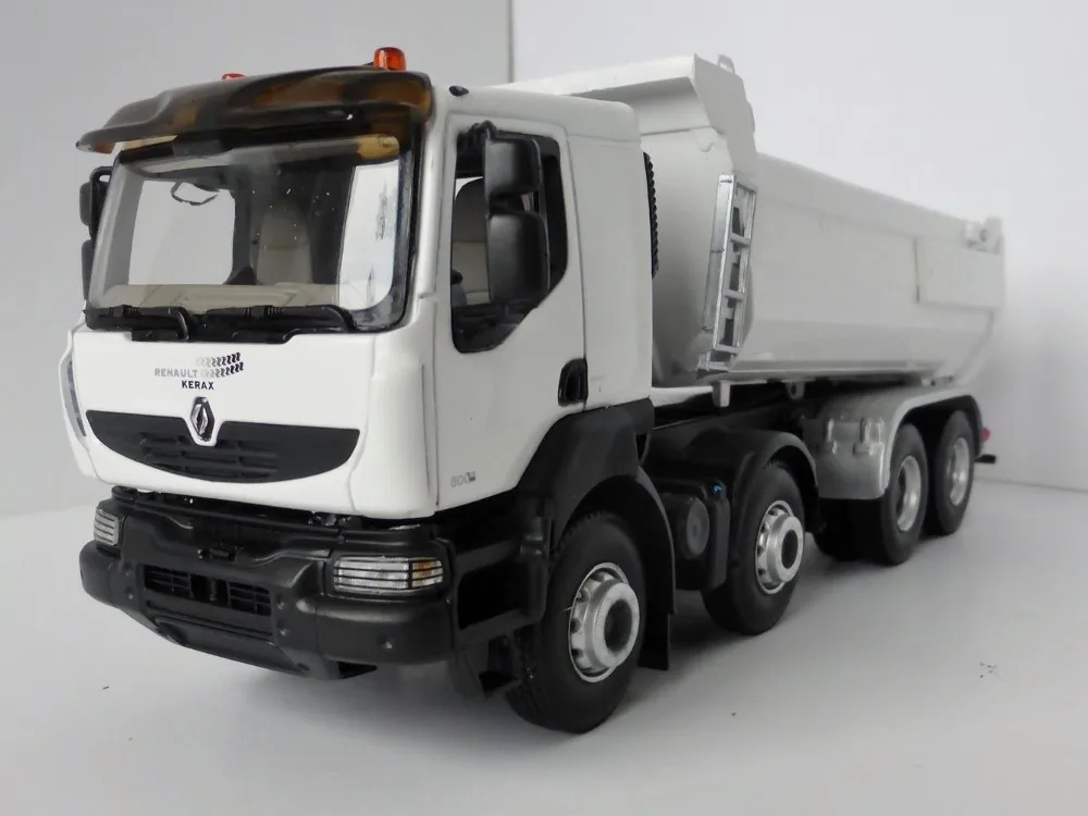 Редкий Norev 1: 1 Renault Kerax Kipper 8x4 самосвал Инженерная техника автомобили литые игрушки