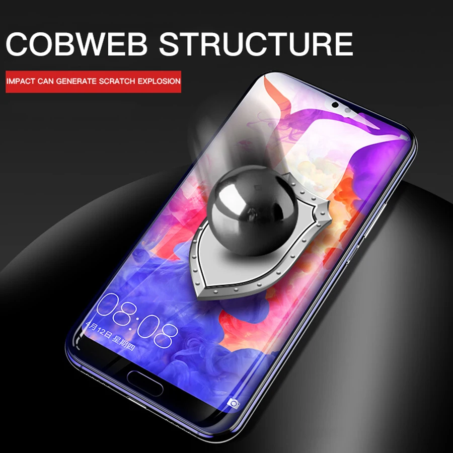 6D Full Glue Tempered Glass for Huawei Honor Mate 20 Note 10 P20 Pro Nova 3 3i P Smart 2019 Play Cover Screen Protector | Мобильные