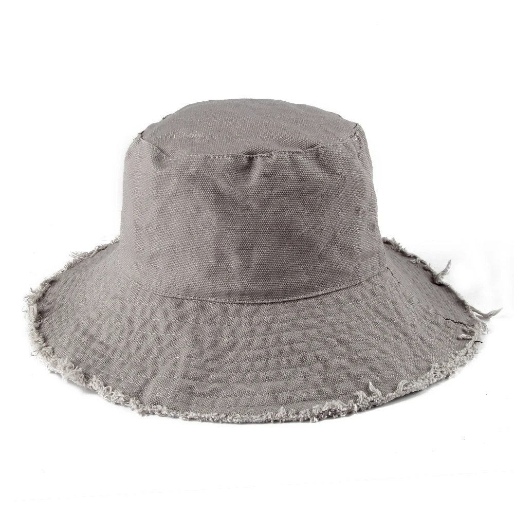 Winfox Новинка лета 2018 черные серые верблюжьи однотонные джинсовые шапки Gorro Pescador с