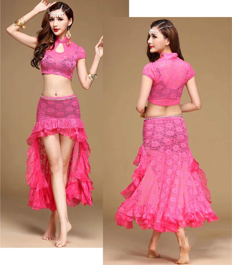 Сексуальный экзотический Индийский танец живота кружевное платье костюм