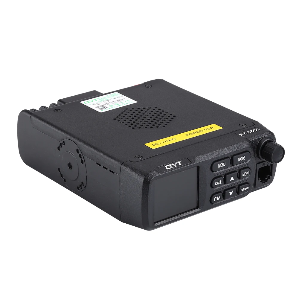 QYT KT-5800 12/24V Truck Mini Walkie Talkie Quad Display 25W Dual band UHF/VHF Car Radio 5800 Mobile |