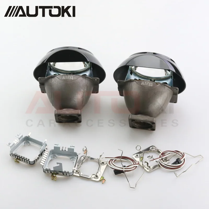 Autoki автомобили Koito Q5 объектив проектора для фар 3 0 дюймов HID би ксеноновая лампа +