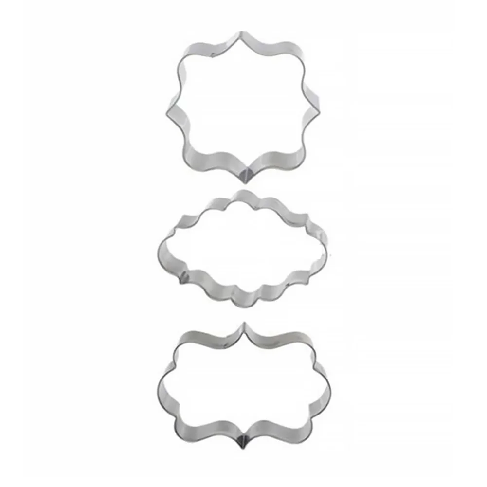 3 шт печенья Нержавеющая сталь торта резак Рождественский Декор для выпечки