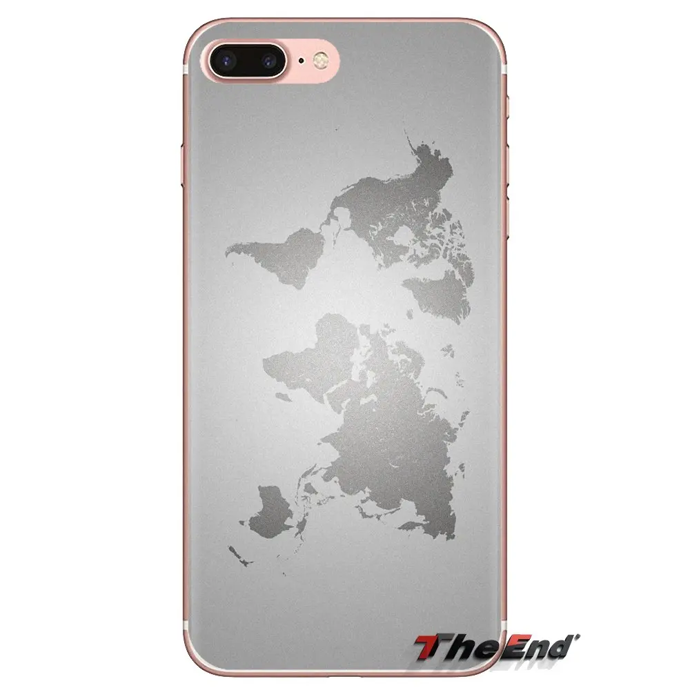 Античное художественное изображение карты мира для Samsung Galaxy S3 S4 S5 Mini S6 S7 Edge S8 S9 S10