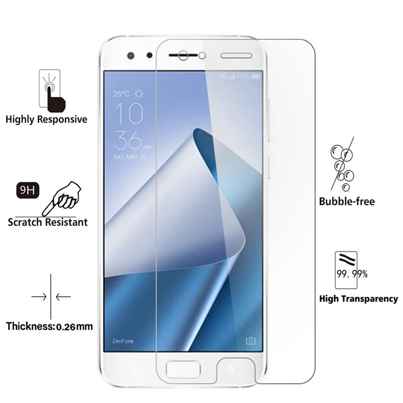 Закаленное стекло gxe протектор для Asus Zenfone 4 Pro ZS551KL 9H 2.5D Премиум Защитная пленка