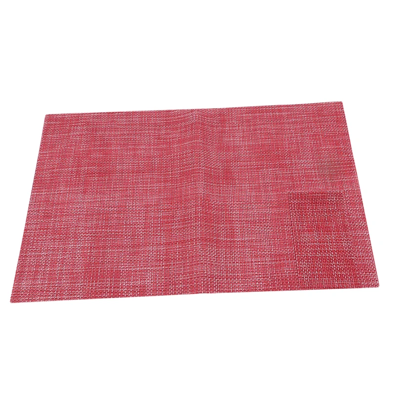 ПВХ салфетки сплошной цвет изоляционный коврик для стола кухонные настольные