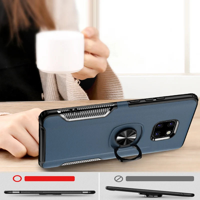Металлический кронштейн чехол для телефона Huawei Mate 20 Lite Pro 20X10 роскошные