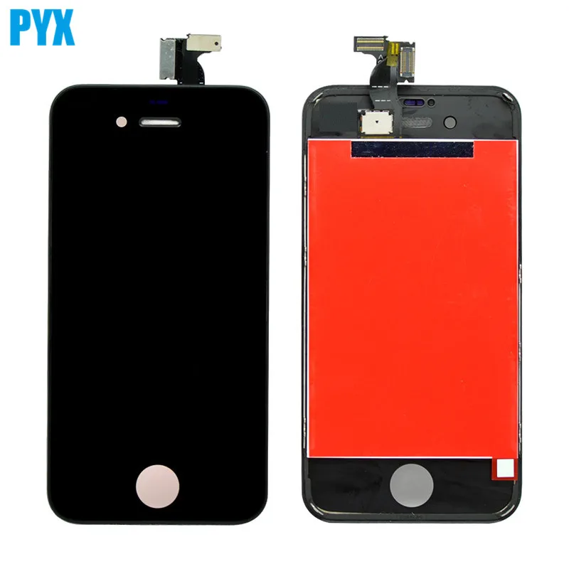 Black White For iPhone 4S LCD Display with Touch Digitizer Assembly Repair Glass Free Shipping |