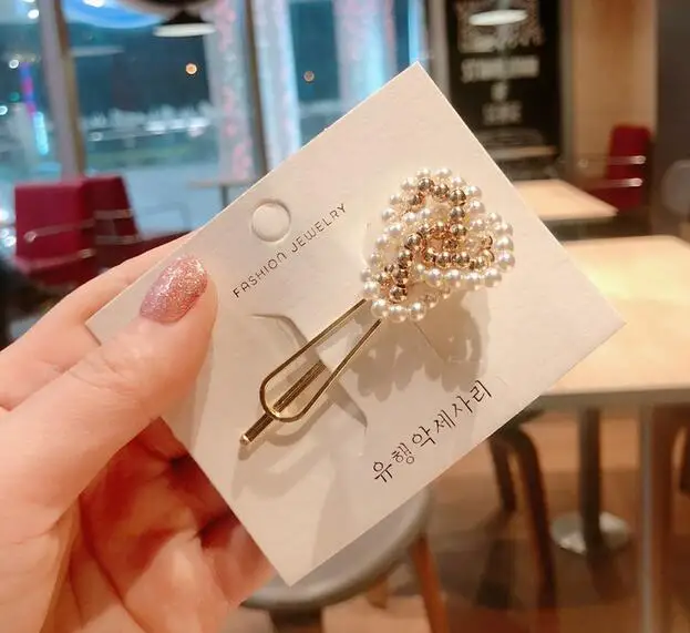 1 шт. женские простые металлические полые Шпилька-бант заколки имитирующие