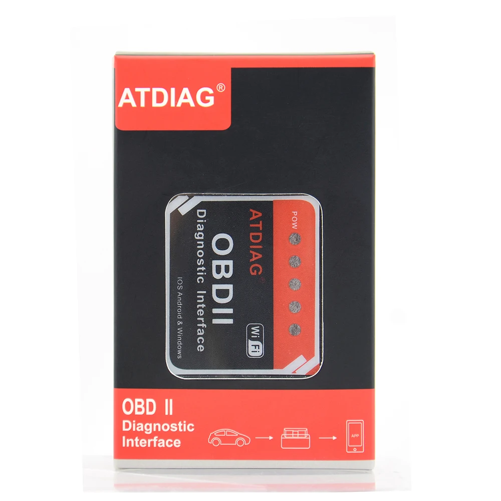 Автомобильный диагностический сканер VSTM ELM327 с Wi Fi OBD2 поддерживает Android/iOS чипом
