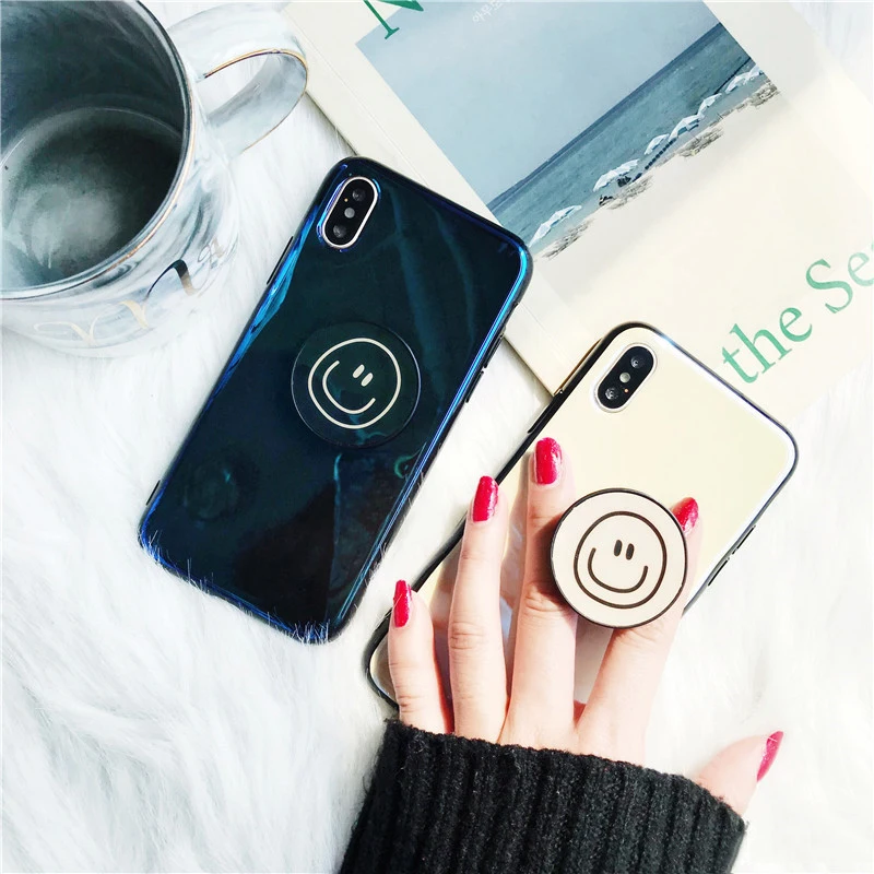Чехол для мобильного телефона GlamPhoneCase Laser Love Heart iphone 7 plus Simle Face мягкий чехол 6 S 8 Plus X