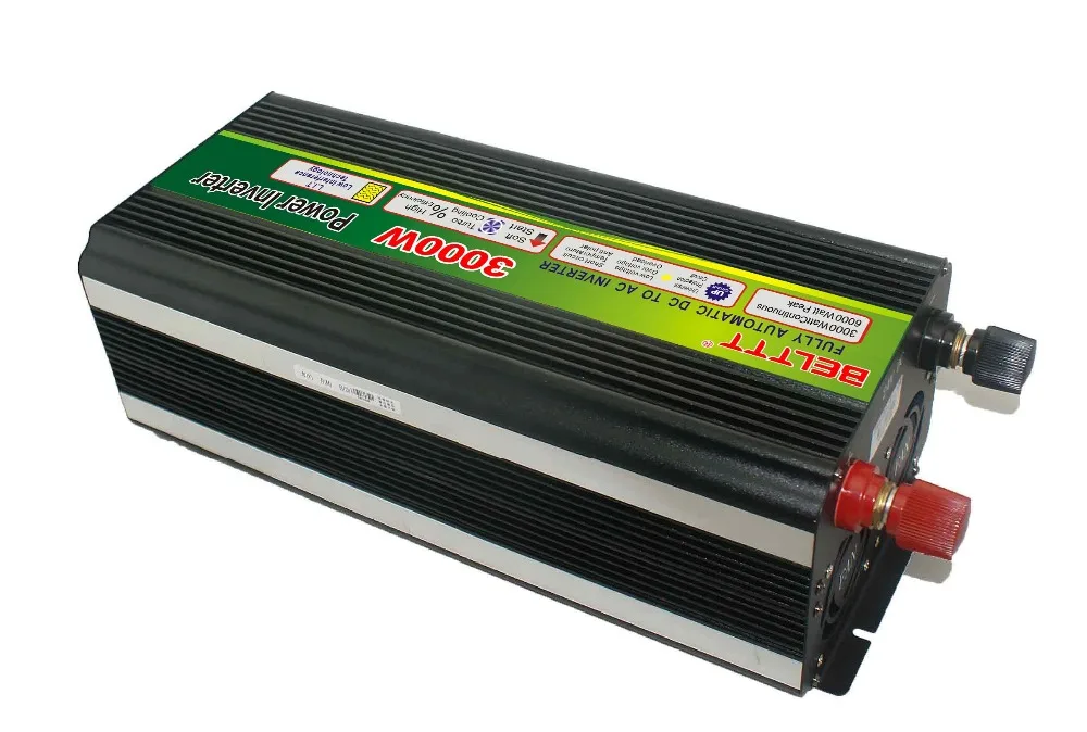 100% Полный синусоидальный инвертор 3000 Вт модифицированный большая мощность 24 В